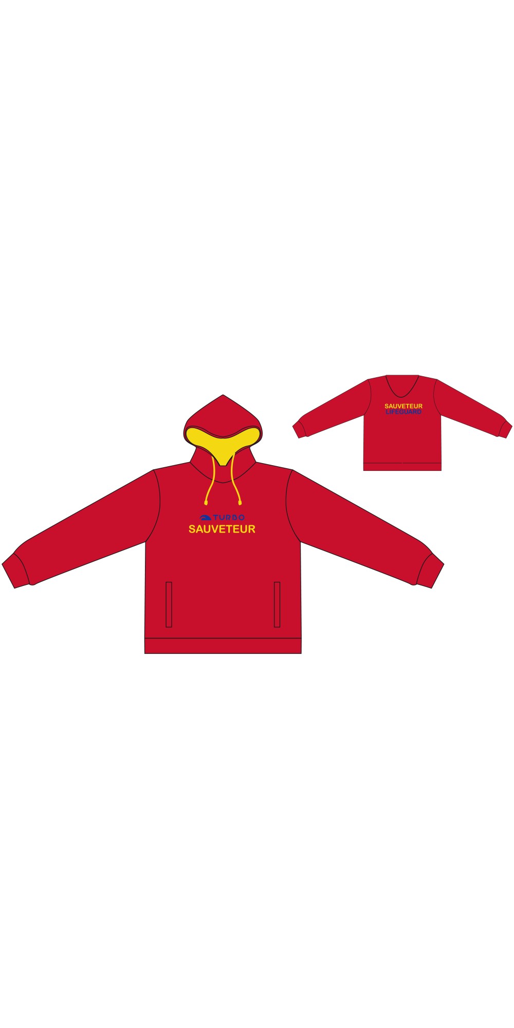 Sweat à Capuche Sauveteur Lifeguard