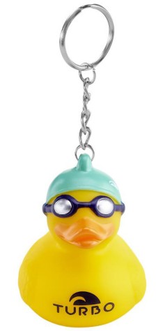 Porte Clefs Canard Patito Turquoise