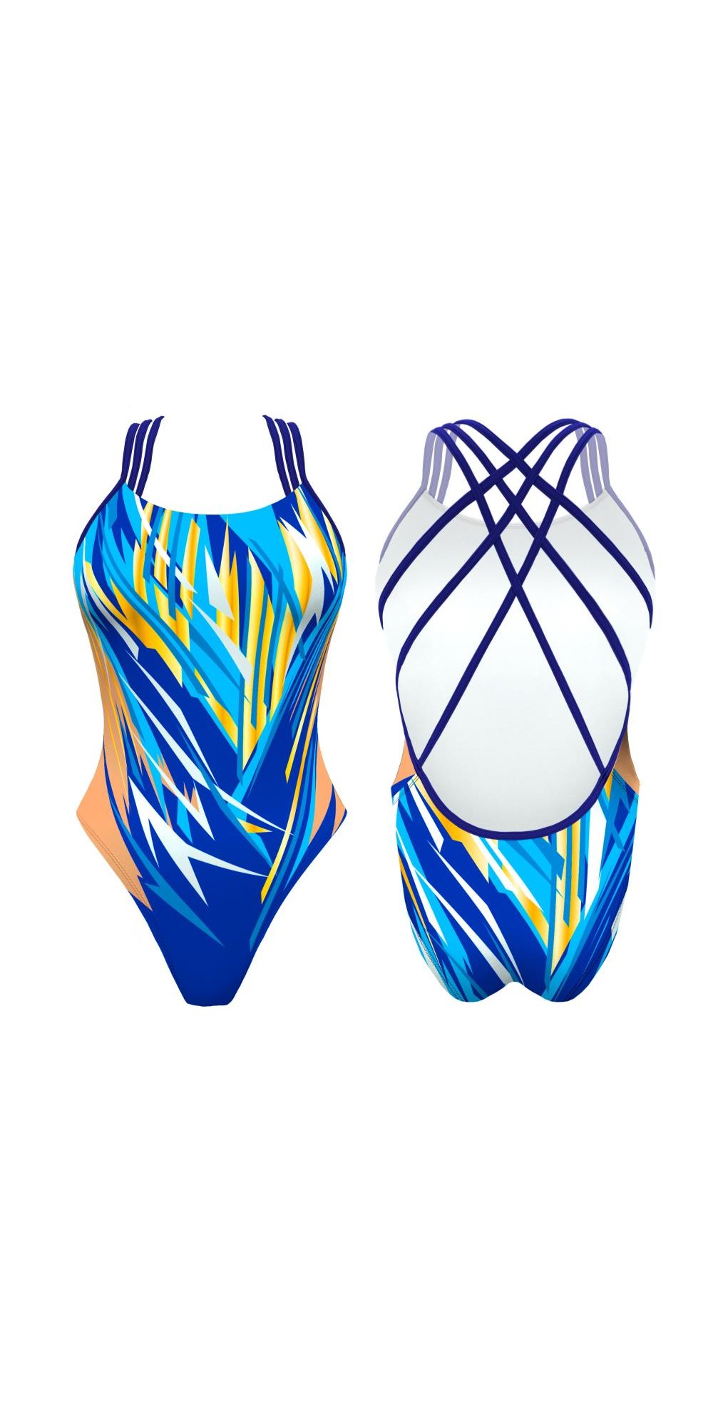 FANTAISIE F030 Lycra Bleu (4 Semaines)