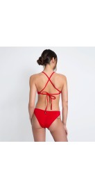 Bas de Bikini Capri Rouge (3 Semaines)
