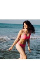 Bas de Bikini Funky Comfort Rose (3 Semaines)