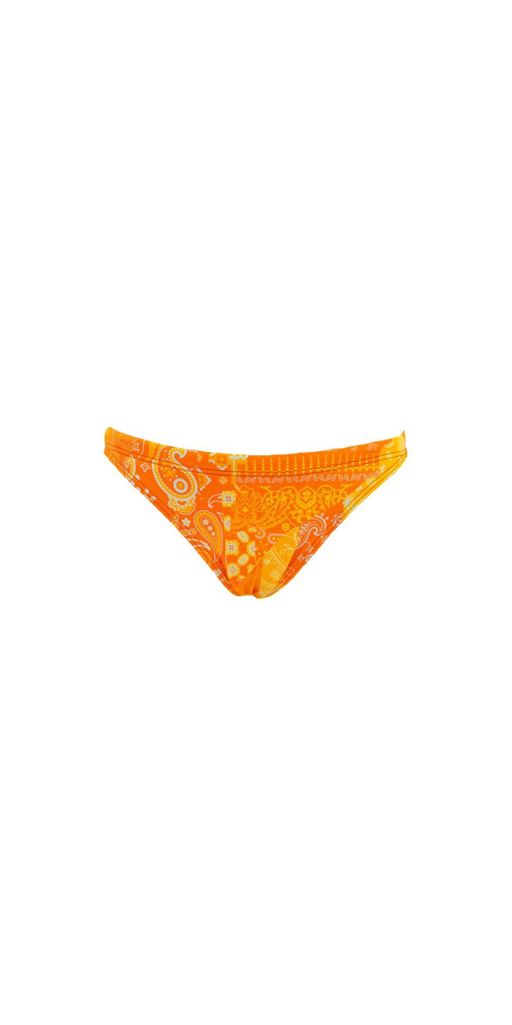 Bas de Bikini Mare Cool Paisley Orange (3 Semaines)