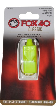 Sifflet  FOX 40 Jaune Fluo
