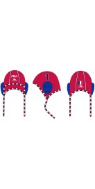 Bonnet Water-Polo Classique France FFN Officiel Rouge Extérieur Adulte (3 Semaines)