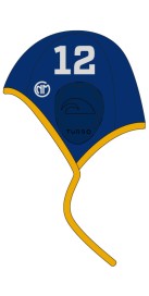 Bonnet Water-Polo Classique CN Marseille Officiel Bleu (3 Semaines)