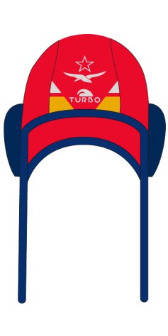 Bonnet Water-Polo Classique CN Marseille Officiel Rouge Extérieur (3 Semaines)