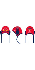 Bonnet Water-Polo Classique CN Marseille Officiel Rouge Extérieur (3 Semaines)