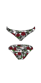 Bas de Bikini Mare Skull and Roses (3 Semaines)