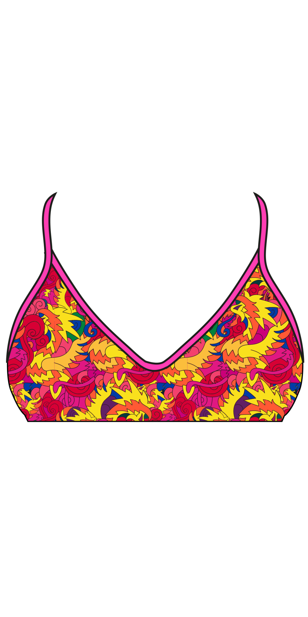 Haut de Bikini Mare All Dragon (3 Semaines)