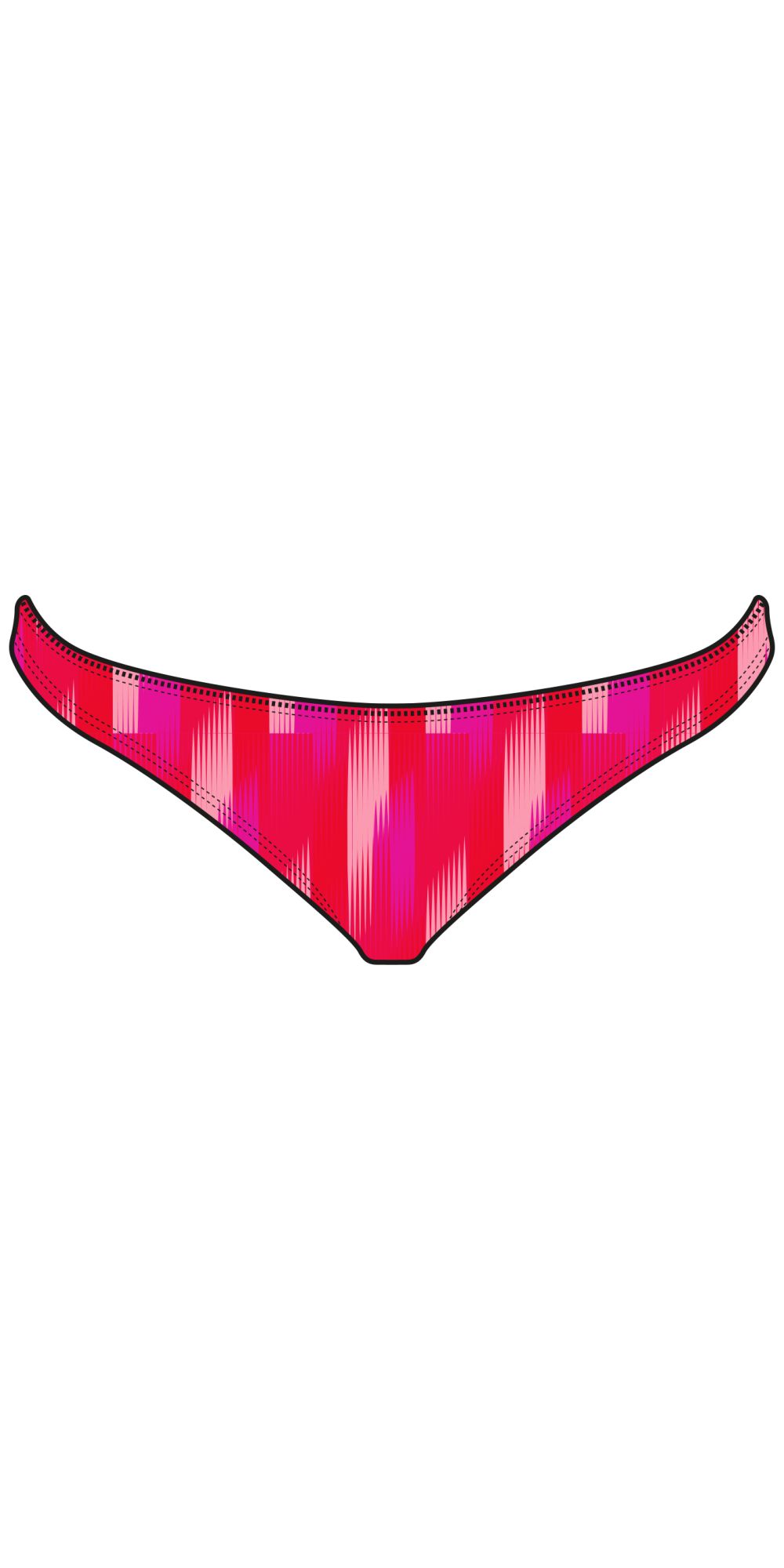 Bas de Bikini Mare Geo Zig (3 Semaines)