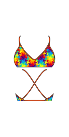 Haut de Bikini Mare Chevi Rainbow (3 Semaines)