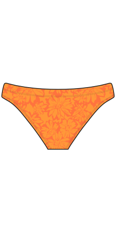 Bas de Bikini Mare Block Flowers (3 Semaines)