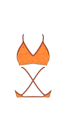 Haut de Bikini Mare Block Flowers (3 Semaines)