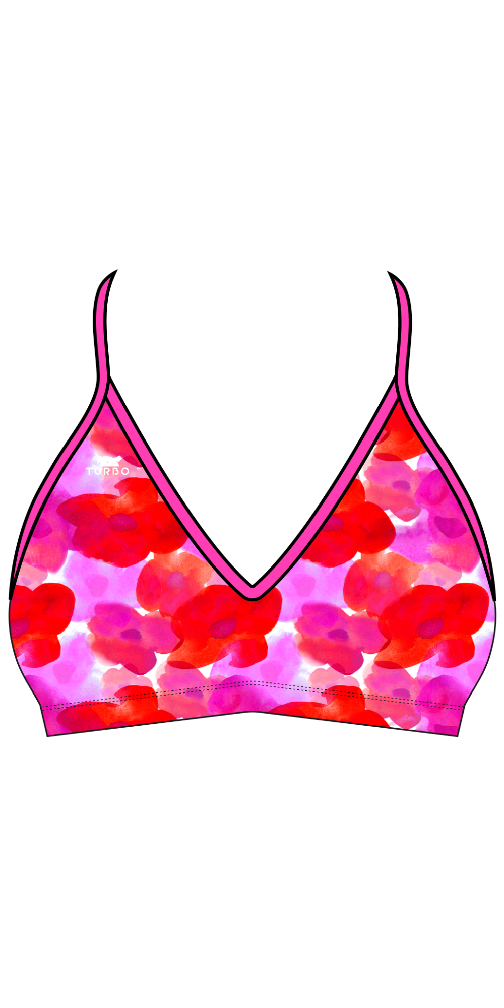 Haut de Bikini Mare Poppy Field (3 Semaines)