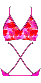 Haut de Bikini Mare Poppy Field (3 Semaines)