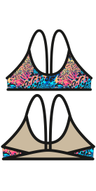 Haut de Bikini Funky Animal Flour (3 Semaines)