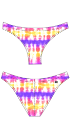 Bas de Bikini Funky Tie Dye Pastel (3 Semaines)