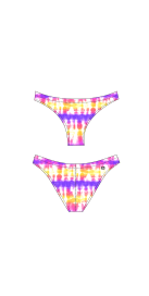 Bas de Bikini Funky Tie Dye Pastel (3 Semaines)