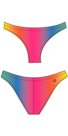 Bas de Bikini Funky Flour Gradient (3 Semaines)