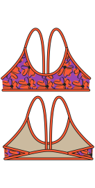 Haut de Bikini Funky Flowercitas (3 Semaines)