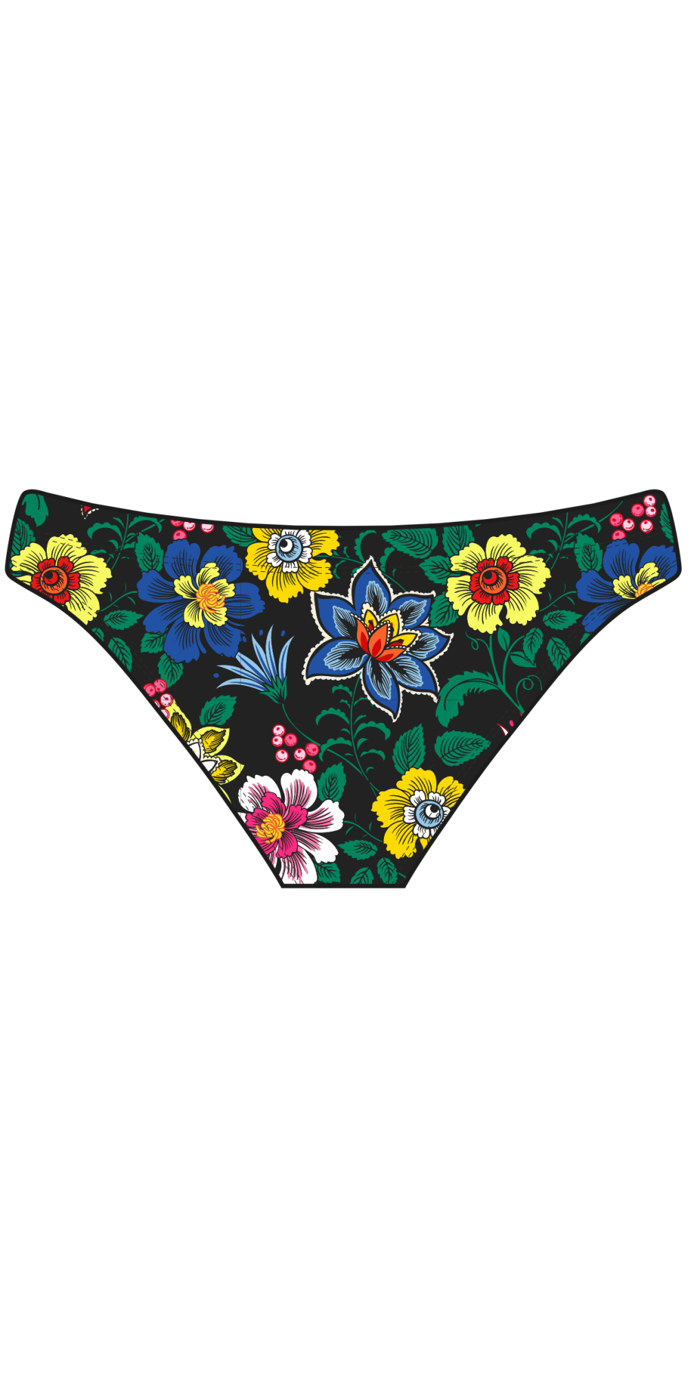 Bas de Bikini Mare Flowers and Tigers (3 Semaines)