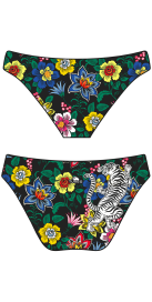 Bas de Bikini Mare Flowers and Tigers (3 Semaines)
