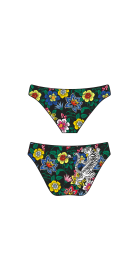 Bas de Bikini Mare Flowers and Tigers (3 Semaines)
