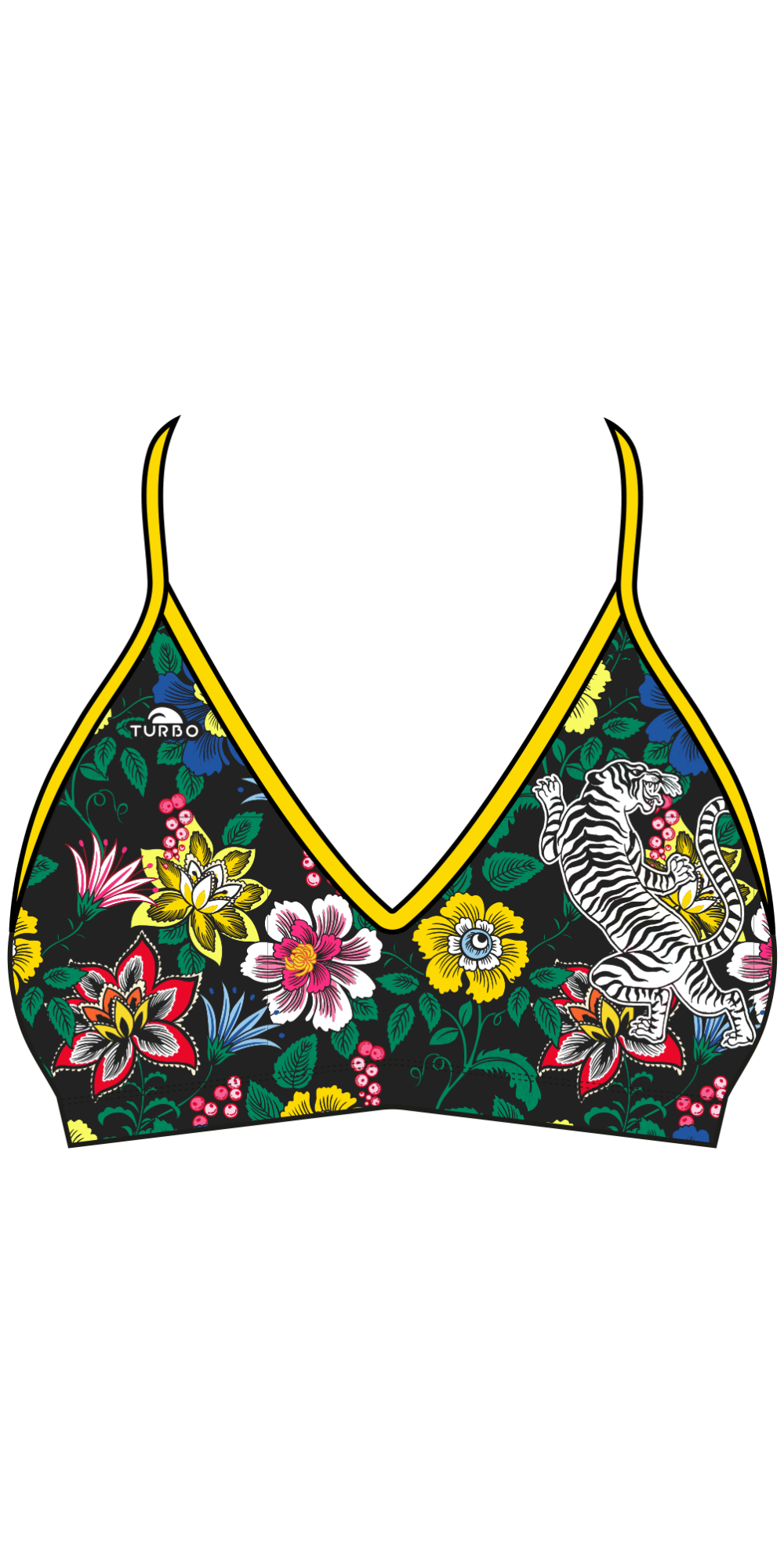 Haut de Bikini Mare Flowers and Tigers (3 Semaines)