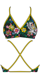 Haut de Bikini Mare Flowers and Tigers (3 Semaines)