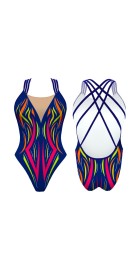FANTAISIE F037 Lycra Bleu...