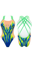 FANTAISIE F023 Lycra Bleu...