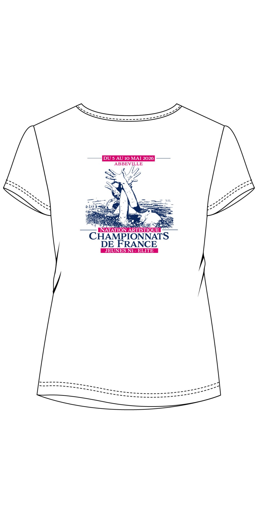Tee-Shirt Abbeville JEUNES Natation Artistique FFN