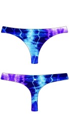 Tong Cosmic Cascade Bas de Bikini Brésilien (3 Semaines)