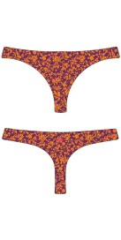 Tong Mini Blossom Bas de Bikini Brésilien (3 Semaines)