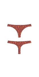 Tong Mini Blossom Bas de Bikini Brésilien (3 Semaines)