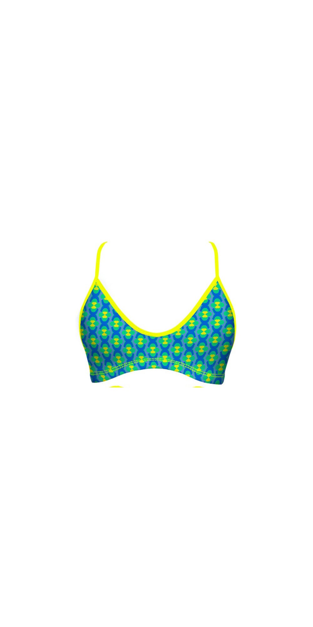 Haut de Bikini Mare Cadenette Blue (3 Semaines)
