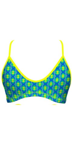 Haut de Bikini Mare Cadenette Blue (3 Semaines)