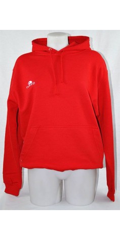 Pull à Capuche Rouge