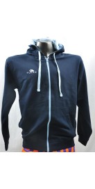 Sweat Zippé Bleu Marine et...