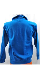 Sweat Zippé Bleu Ciel et Gris