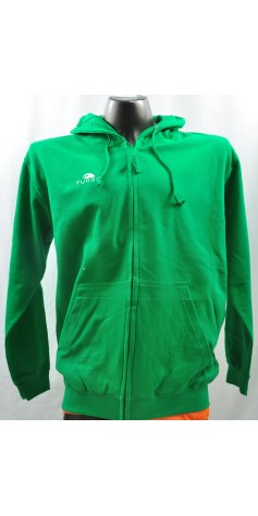 Sweat Zippé Vert