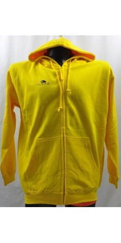 Sweat Zippé Jaune