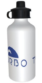 Gourde Aluminium Turbo Blanche