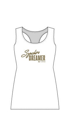 Débardeur Femme Dreamer Blanc Or