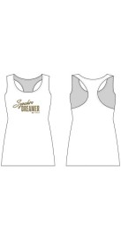 Débardeur Femme Dreamer Blanc Or