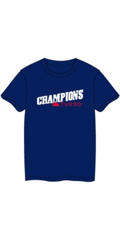 Tee-Shirt Bleu Marine Coton Champions