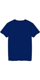Tee-Shirt Bleu Marine Coton Champions