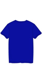Tee-Shirt Bleu Royal Coton Champions