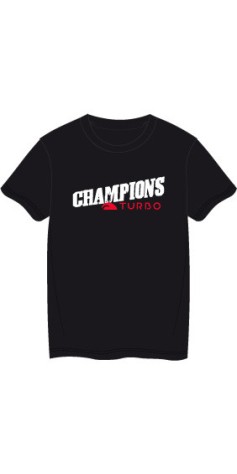 Tee-Shirt Noir Coton Champions