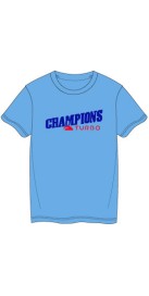 Tee-Shirt Bleu Ciel Coton Champions